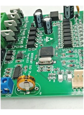 PLC FX2N 10MT SlTM32 MCU  6 input 4 transistor output 2 AD m