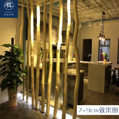 天然干树枝装 饰隔断造型光杆w实木枯枝粗树干创意客厅橱窗民宿造