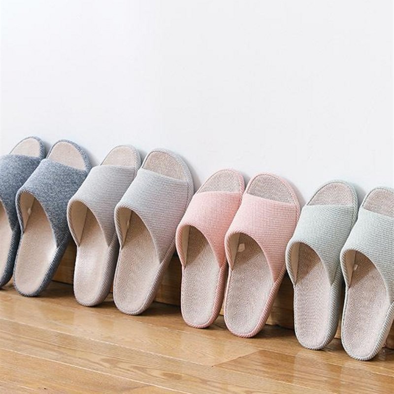 海门市舒利珀鞋业有限公司珂缔缘日式简约棉麻春S夏情侣家居室内