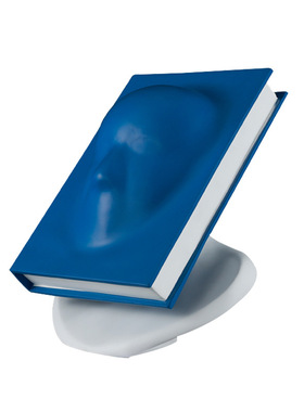 现代简约抽象人脸书本创意摆件北B欧样板间客厅酒柜书房蓝色装饰