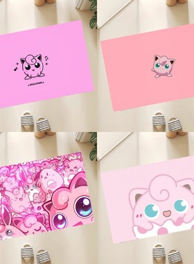 poksammon Jigglypuff地垫新入户门垫防滑吸水速干超级吸收脚防滑