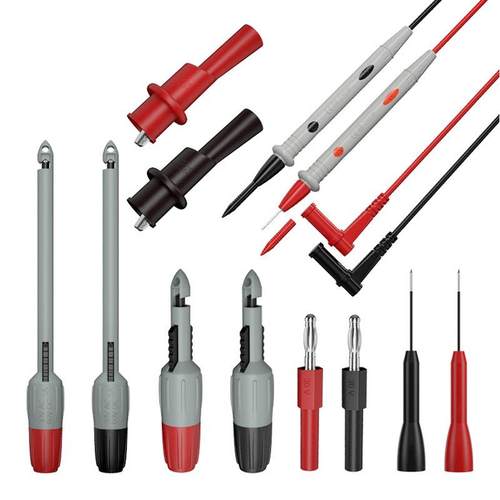 万用表表笔通用型防冻大电流指针式探头汽修电工检测尖头刺破探针