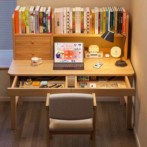 书桌学生家用初中生卧室专用写字桌学习桌简约长条桌办公桌电脑桌