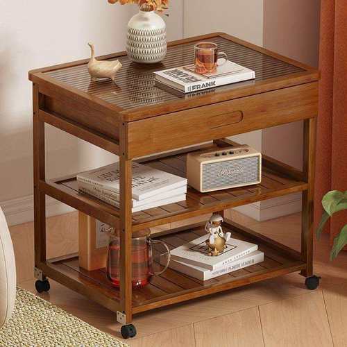 沙发边几收藏床头柜人可移动简约现代置物架储茶几小桌子3387