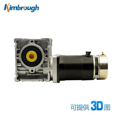 57蜗轮减速刹车无刷电机69WDC24V3000RPM速比5-80
