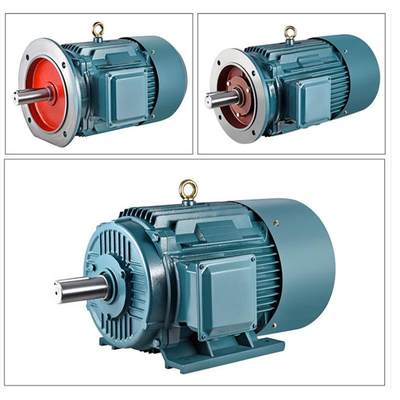 厂8八级低速700转三相异步电动机交流1.5/2.2/3/4/5.5-90kw纯铜卧