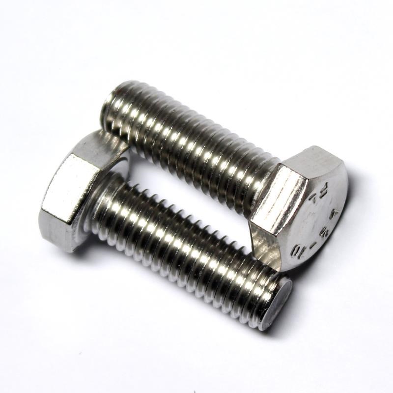 304不锈钢外六角螺丝螺母套装组合M10外六角螺栓加长螺杆平垫弹垫