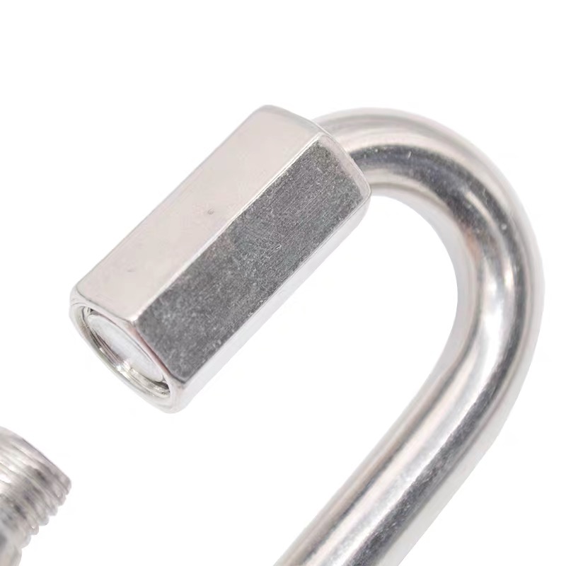 316不锈钢快速接环 梅陇锁扣 连接环 跑道环 登山环 链条连接环