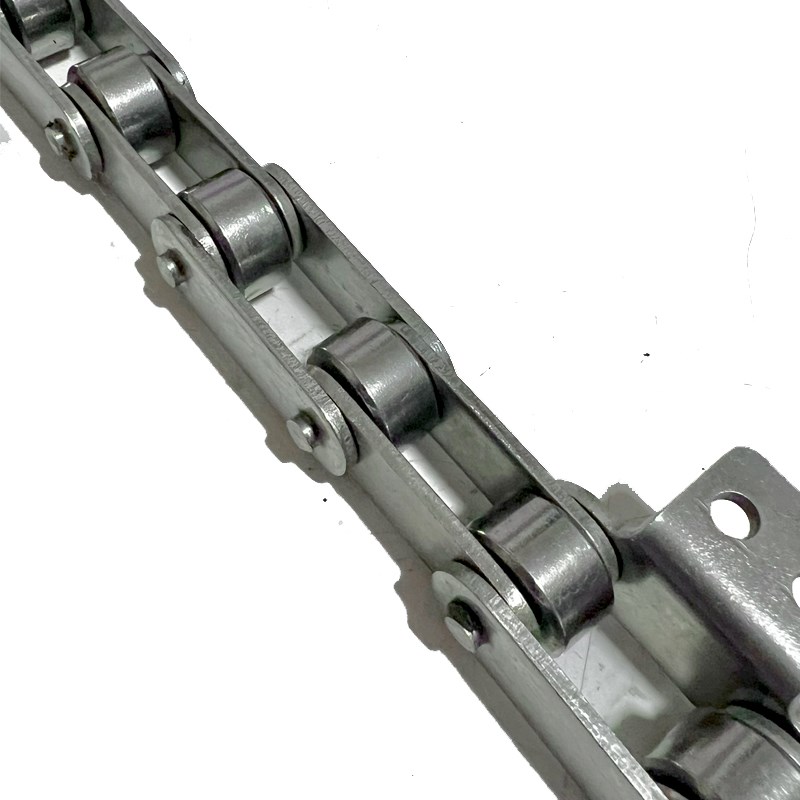 304不锈钢链条输送带C216A工业传动链条C208A双节距弯板异形链条