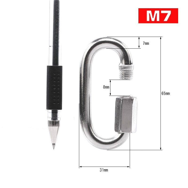 镀锌快速接环攀岩登山梅陇扣跑道保险安全链条连接环带自锁母挂扣,办公设备/耗材/相关服务,办公线材,淘宝优惠券,粉丝福利购,淘宝优惠卷