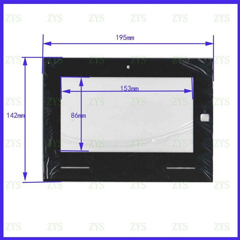XWC2760 7寸电容q触摸手写外屏幕玻璃 195*142MM 触摸屏