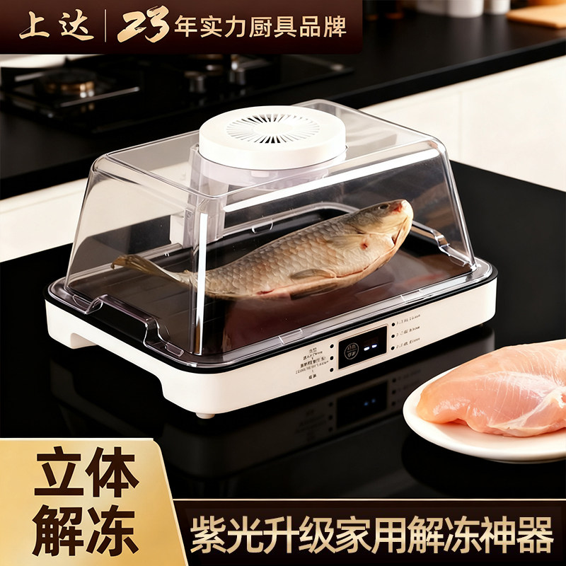 多功能家用保鲜解冻器化冻神器快速解冻神器商用食物智能解冻盘机