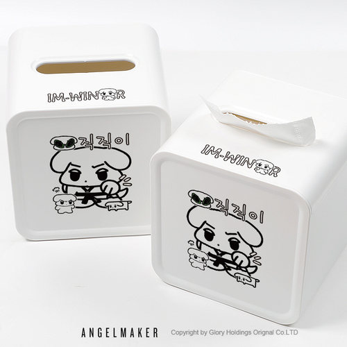 咖喱狗金玟庭周边卷筒纸巾盒