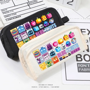 恶魔果实 fruits游戏周边 二次元 笔袋 男学生 roblox 文具盒 blox