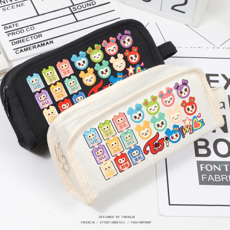 TWICE女团应援同款周边文具笔袋