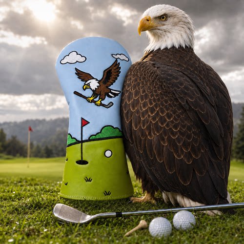 豪英出品 老鹰球Eagle 高尔夫杆头套 木杆保护套 球杆套 通用百搭