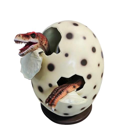 恐龙雕塑玻璃钢雕塑蛋壳恐龙蛋产品创意设计自贡手工来图