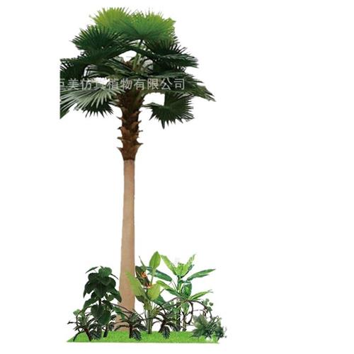 仿真椰子树景观海藻树玻璃钢椰子树室外室内装饰假树酒店仿真树