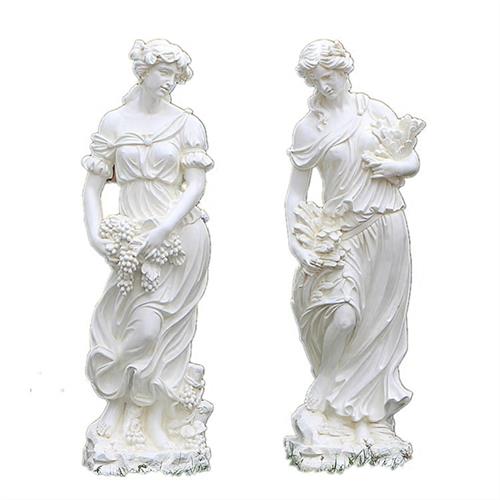 欧式人物石膏像门头摆件四季大型树脂玻璃钢艺术模型落地花园雕塑