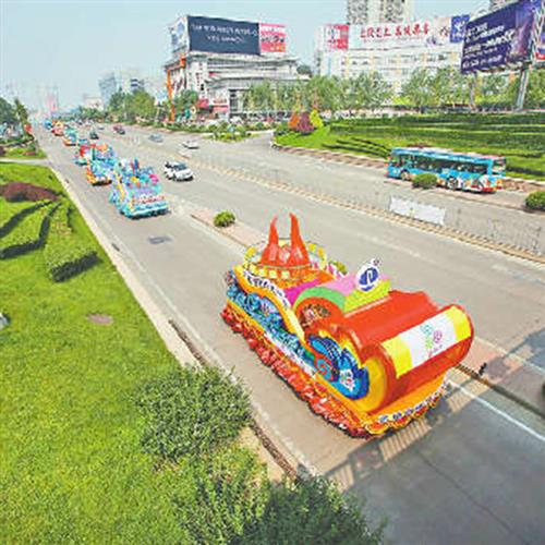 商场景区商业活动花车制作花车彩车商业巡游广告展览开业主题活动
