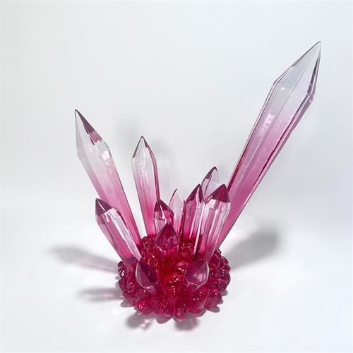 透明树脂宝石创意摆件酒店商场大堂雕塑样板间居家礼品高档装饰品
