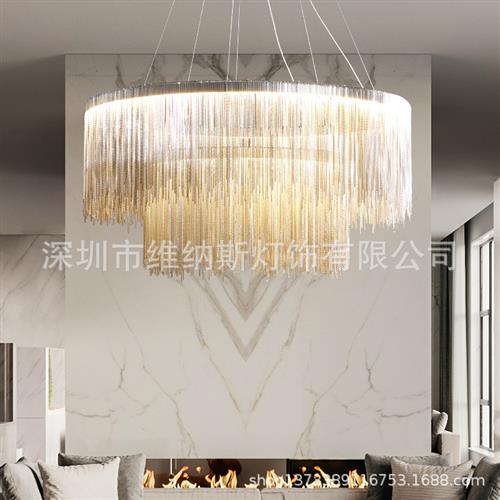 后现代艺术吊灯简约创意客厅灯具设计师流苏餐厅卧室吊灯厂家