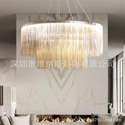 后现代艺术吊灯简约创意客厅灯具设计师流苏餐厅卧室吊灯厂家