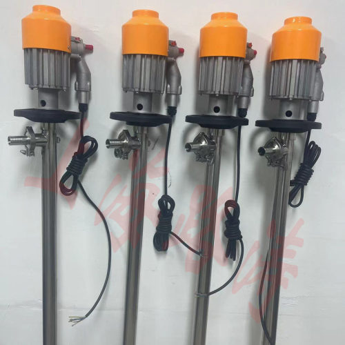 供应HD-EX2-V+SS316L-1800HP防爆电动插桶泵电动抽液泵手提油桶泵