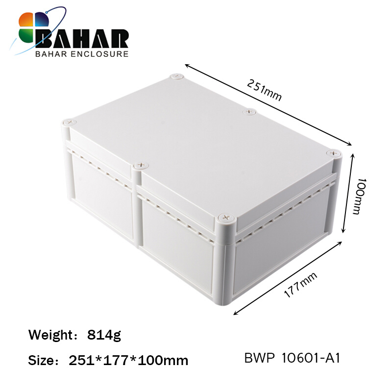人气塑料外壳壳体仪器仪表元器件电子防水机柜巴哈尔BWP10601-A1