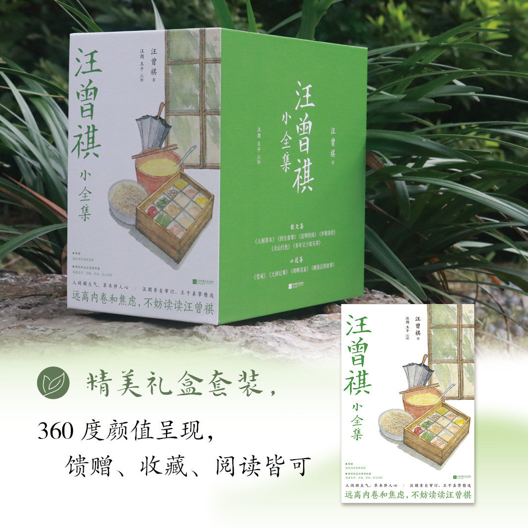 汪曾祺小全集 全10册 礼盒装 赠思维导图 汪曾祺现当代文学随笔作品集 江苏凤凰文艺出版社 凤凰新华 正版书籍