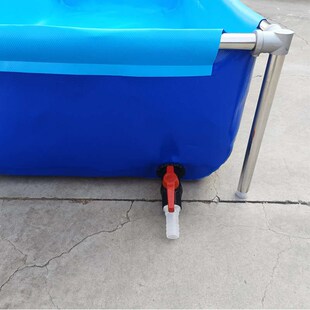 特大号家用乌龟金l鱼缸帆布加厚带支架沙池儿童室内钓鱼池广场摆