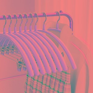 家用衣挂防肩角痕衣架带夹子凉衣服架子晾衣P架裤 架衣撑 夹挂钩裤
