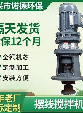 厂家定制BLeD2-11-2.2KW摆线搅拌机 污水池加药搅拌器减速搅拌机