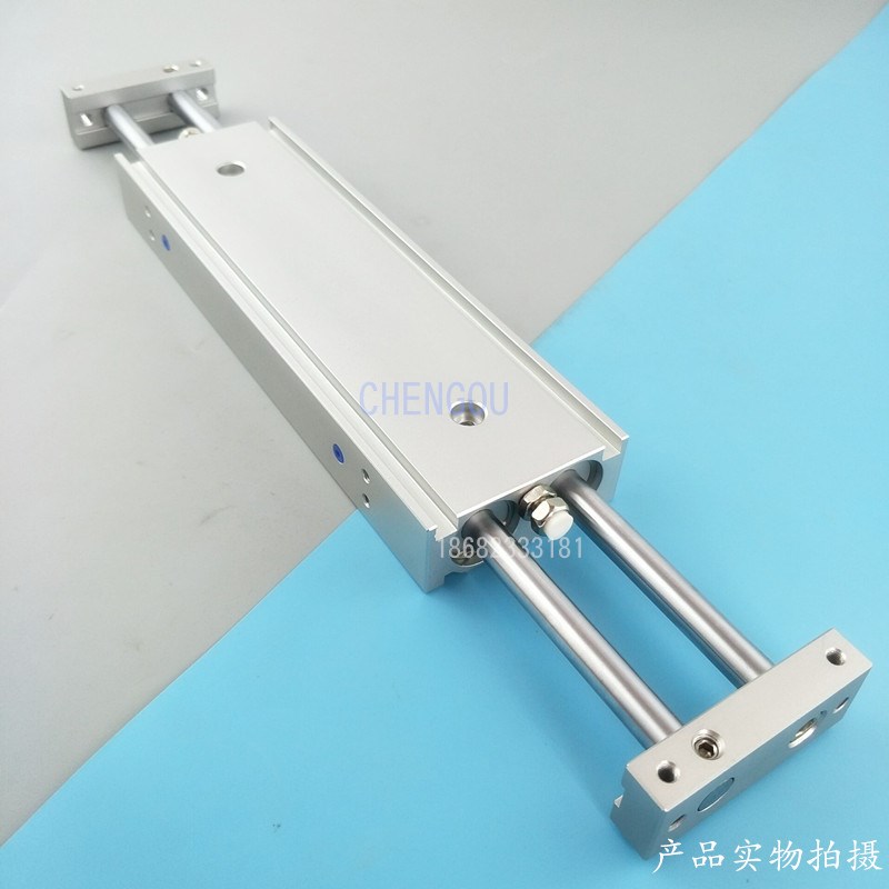 SMC双轴双杆滑台气h缸CXSWL CXSWM25-20-30-40--50-75-100-125-15