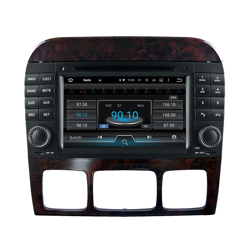 适用S级W220 Sj280 S350 S400 S500 S600安卓中控车载DVD导航