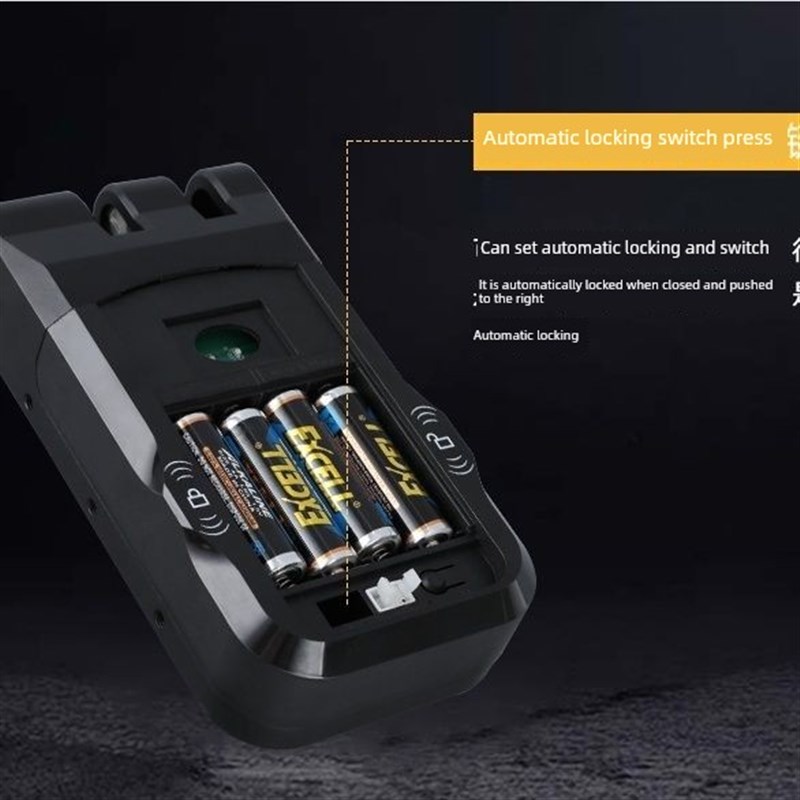 带吊钩的智能锁,遥控防盗暗锁,滑动门,G自动锁定,遥控开锁,无锁孔