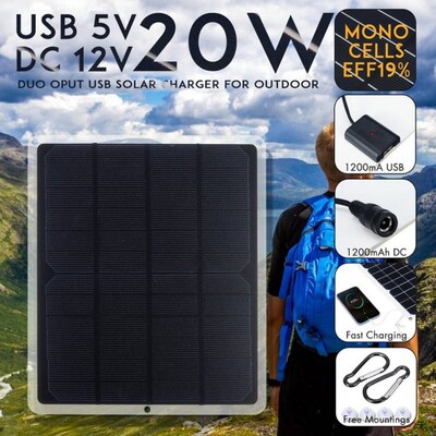 flexible solar pannel 20w panels solar cells cell module DC