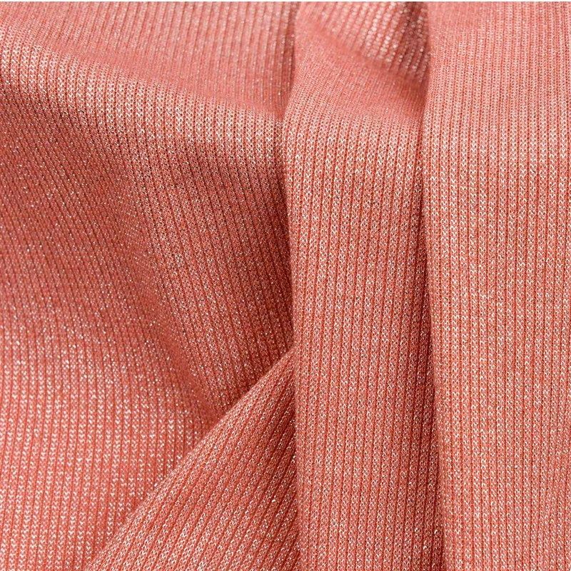 新款亮丝银丝螺纹针织面料 闪w光2*2罗纹金银丝针织厚线布春夏现,纺织面料/辅料/配套,罗纹布,淘宝优惠券,粉丝福利购,淘宝优惠卷