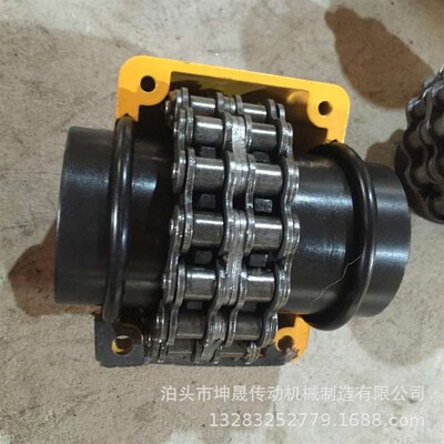 厂家供应GLh滚子链联轴器 链条联轴器 滚子链联轴器 GL4