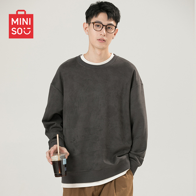 MINISO/名创优品潮流麂皮绒卫衣
