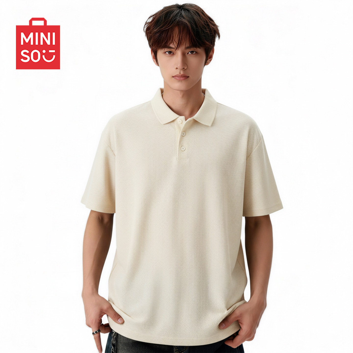 ���ڲ��������ذ��׷�͸���������POLO���С��������䡿ǳ��(�հ�) 170/M  59.9Ԫ