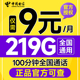 中国电信流量卡不限速全国通用纯上网5g手机卡大流量套餐副卡专用