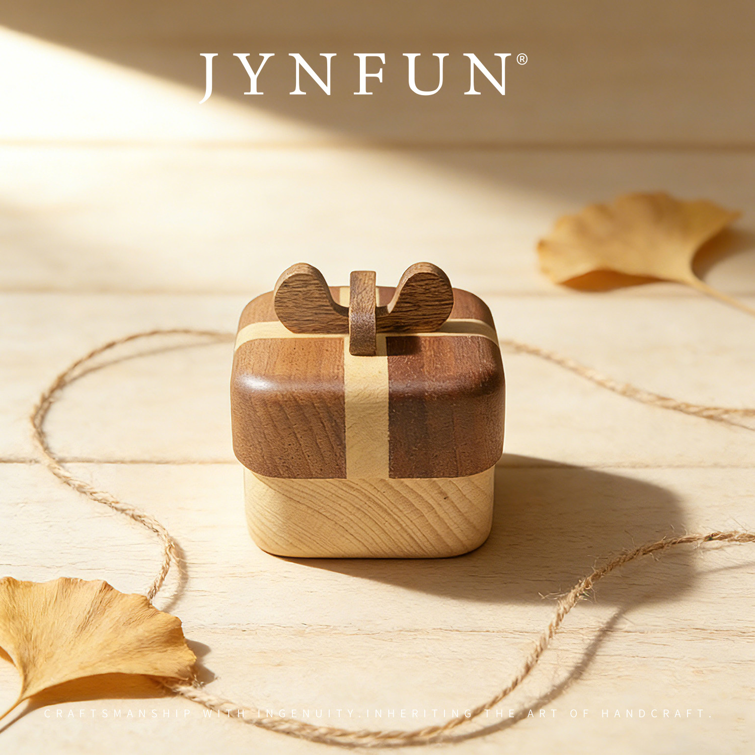 京梵高档实木戒指盒精致钻戒对戒收纳盒情侣求婚珍藏首饰盒