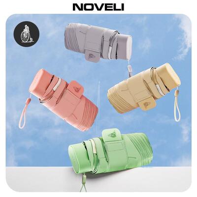 NOVELi/藍威龍蓝威龙Noveli初恋系列卡片防晒加密全遮黑胶布雨伞