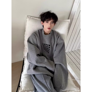 新款男潮流休闲长袖卫衣圆领高级感百搭长袖体恤513AWY2209P37图片