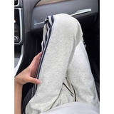 潮牌运动裤条纹休闲直筒裤百搭宽松休闲裤513ACK2290P36，女装休闲裤，星座513A