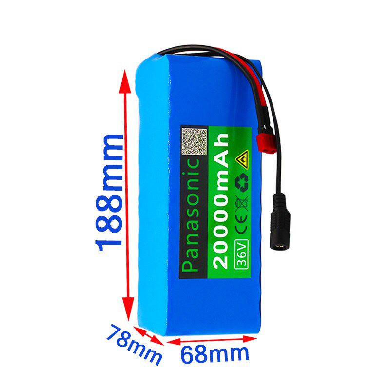 36V 20Ah electric bicyclew battery built-in 20A BMS lithium