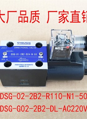 电磁换向阀DSG-02-2B2-R110-N1-50,DGSG-G02-2B2-DL-AC220V