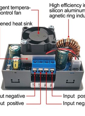 DC DC Buck-Boost Converter 5A 80W CC CV PowNer Module Adjust