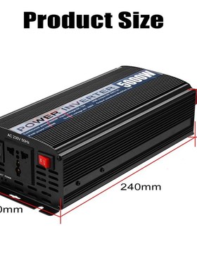 Dual USB 10000W Modified Sxine Wave Inverter DC 12V to AC 22